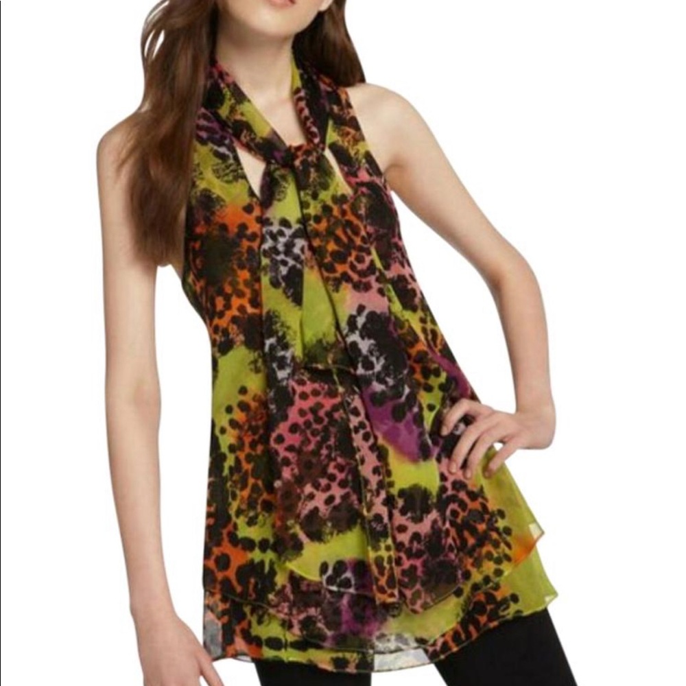 DVF Silk Scarf Top